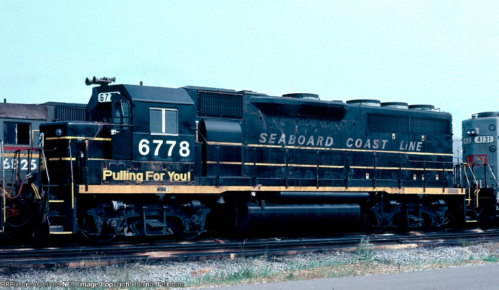 Seaboard System GP40 #6778, one of 70 GP40's built for Seaboard Coast Line, 